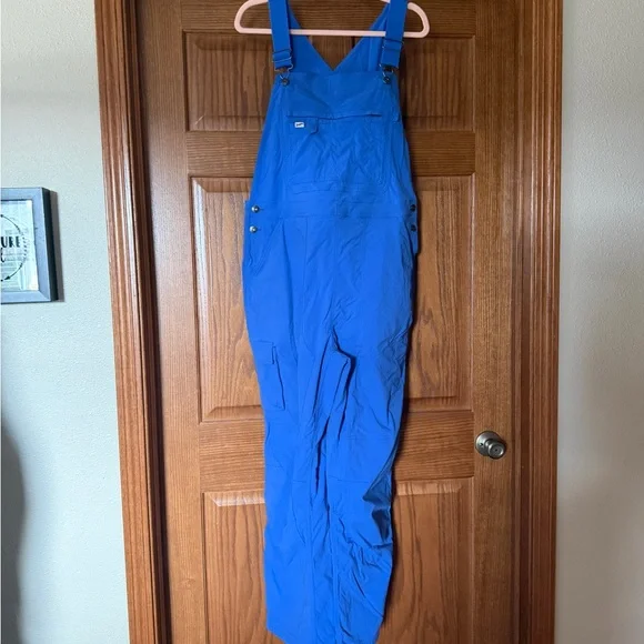 Duluth Trading Co Periwinkle Blue Women's Garden Overalls - large - Picture 2 of 7